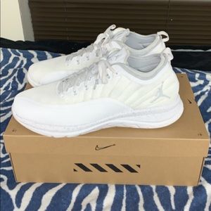 All white Jordan Two3